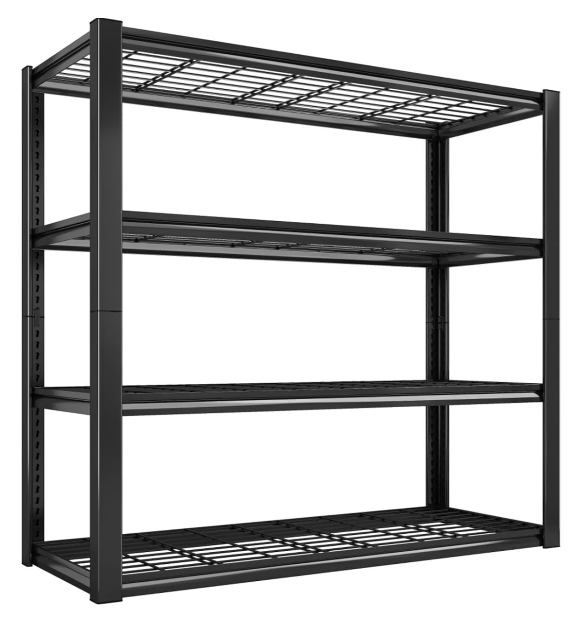 Ditangy 40" W Garage Shelving 2240 LBS Storage Shelves Heavy Duty Shelving 4-Tier Adjustable Metal Shelves for Garage Shelves Rack Industrial Utility Shelf for Basement Warehouse,40" W X19.5 D X59.5 H