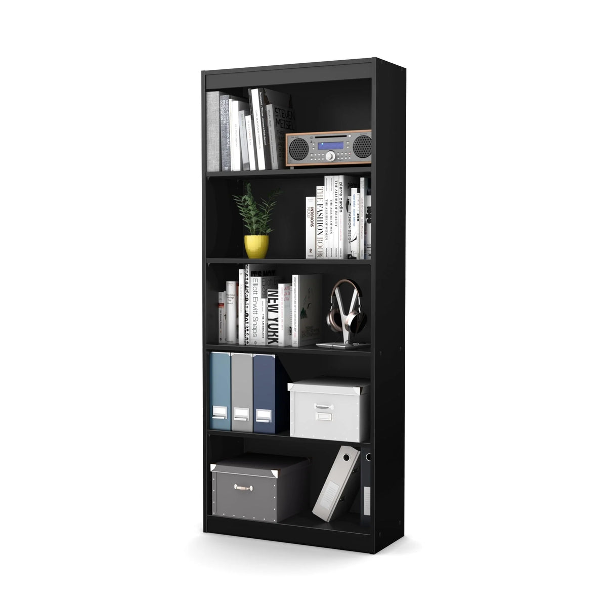 South Shore Smart Basics 5-Shelf 68 3/4" Bookcase, Multiple Finishes