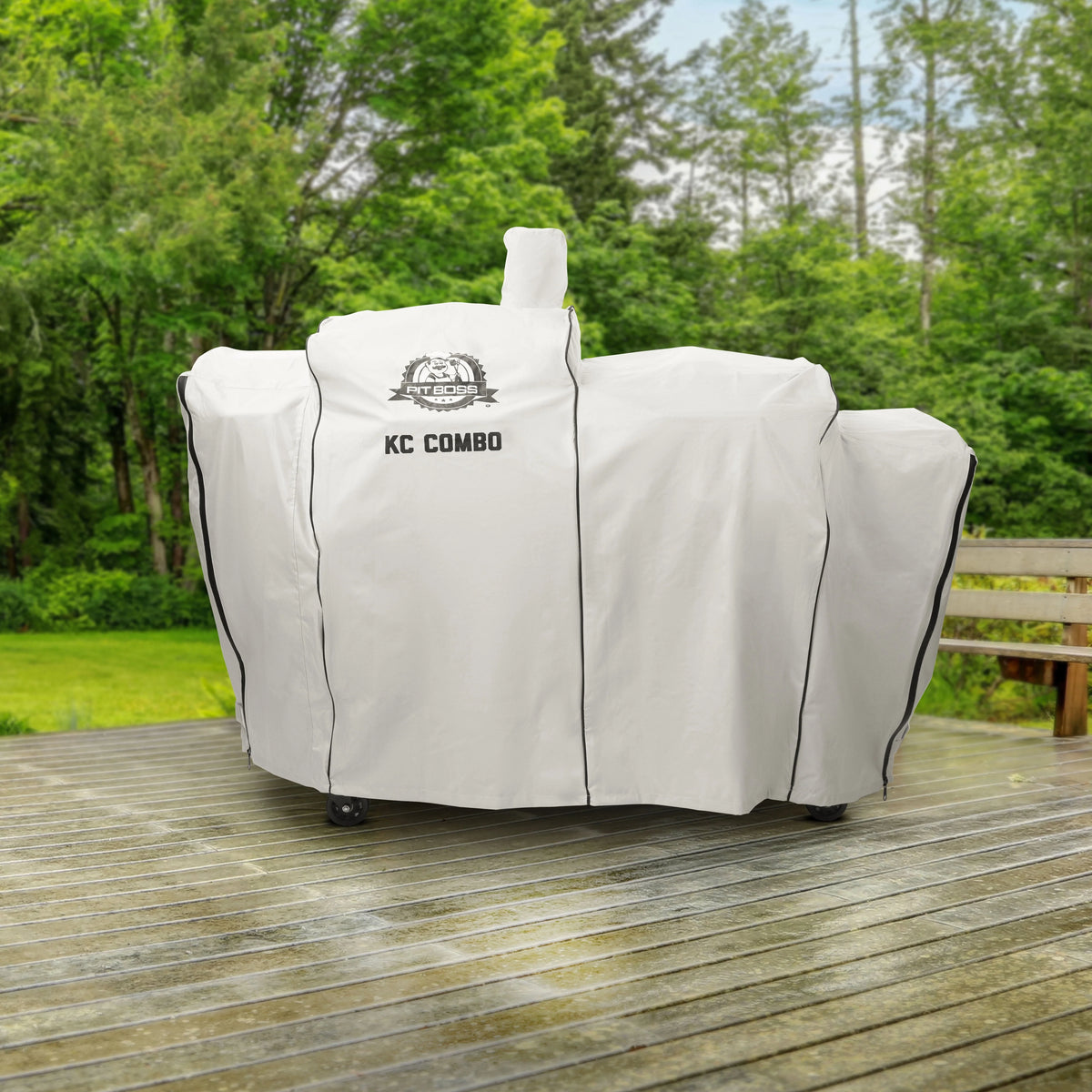 Pit Boss Platinum KC Combo Grill Cover, Fits KC Combo Platinum Grill