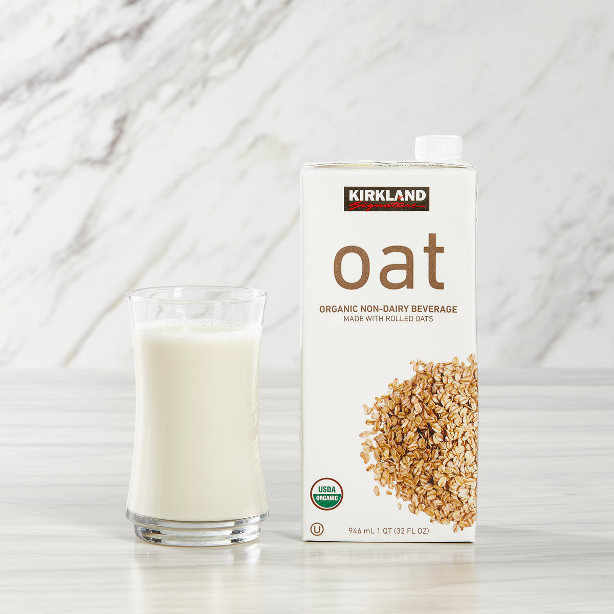Kirkland Signature, Organic Non-Dairy Oat Beverage, 32 oz, 6-count