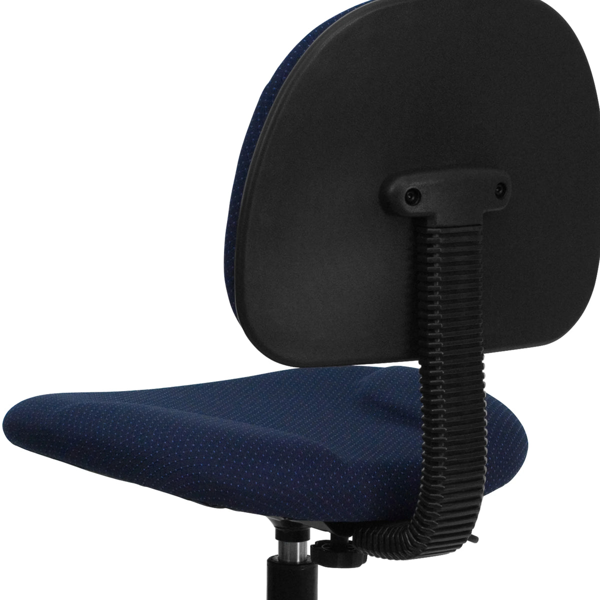 Emma  Oliver Black Fabric Drafting Chair (Cylinders: 22.5"-27"H, 26"-30.5"H)
