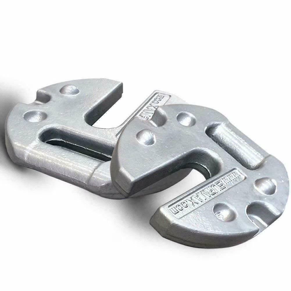 Eurmax Canopy Weights,Silver Iron Weights for Pop up Canopy,2-Pc Pack,44 Lbs