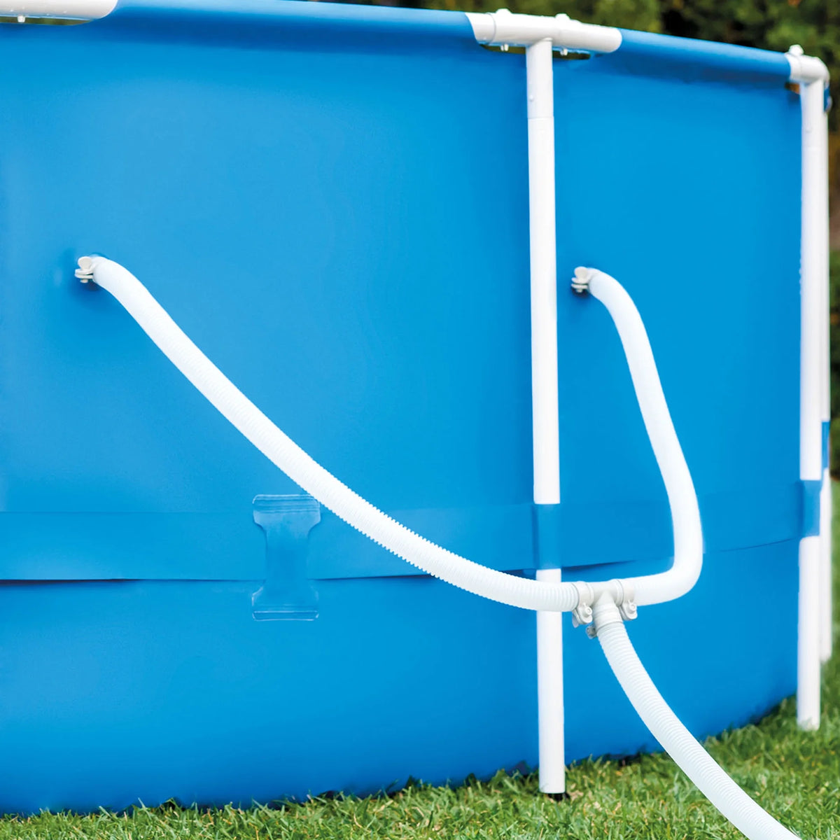 Intex 15' x 48" Metal Frame Above Ground Pool with Filter Pump