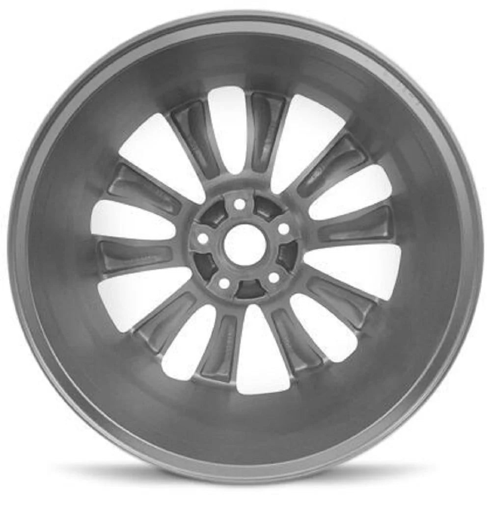 Wheel Rim for 2011-2013 Hyundai Sonata 18 in Silver Aluminum Rim Direct Fit